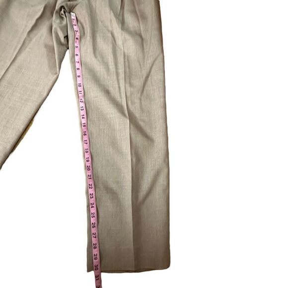 Reyn’s ~ Khaki colored Men’s Linen Pants ~ pleated front ~ full leg ~ size 34 - Picture 8 of 9